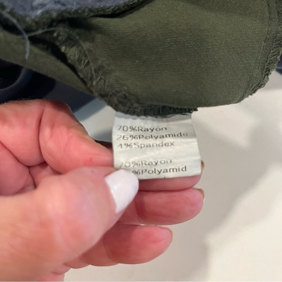 Maaci Green Straight Leg Maternity Pants Medium - Picture 5 of 9